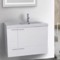Wall Mounted Bathroom Vanity, Modern, 31